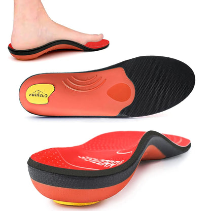 Orthopedic Sport Insoles for Plantar Fasciitis and Flat Feet Support
