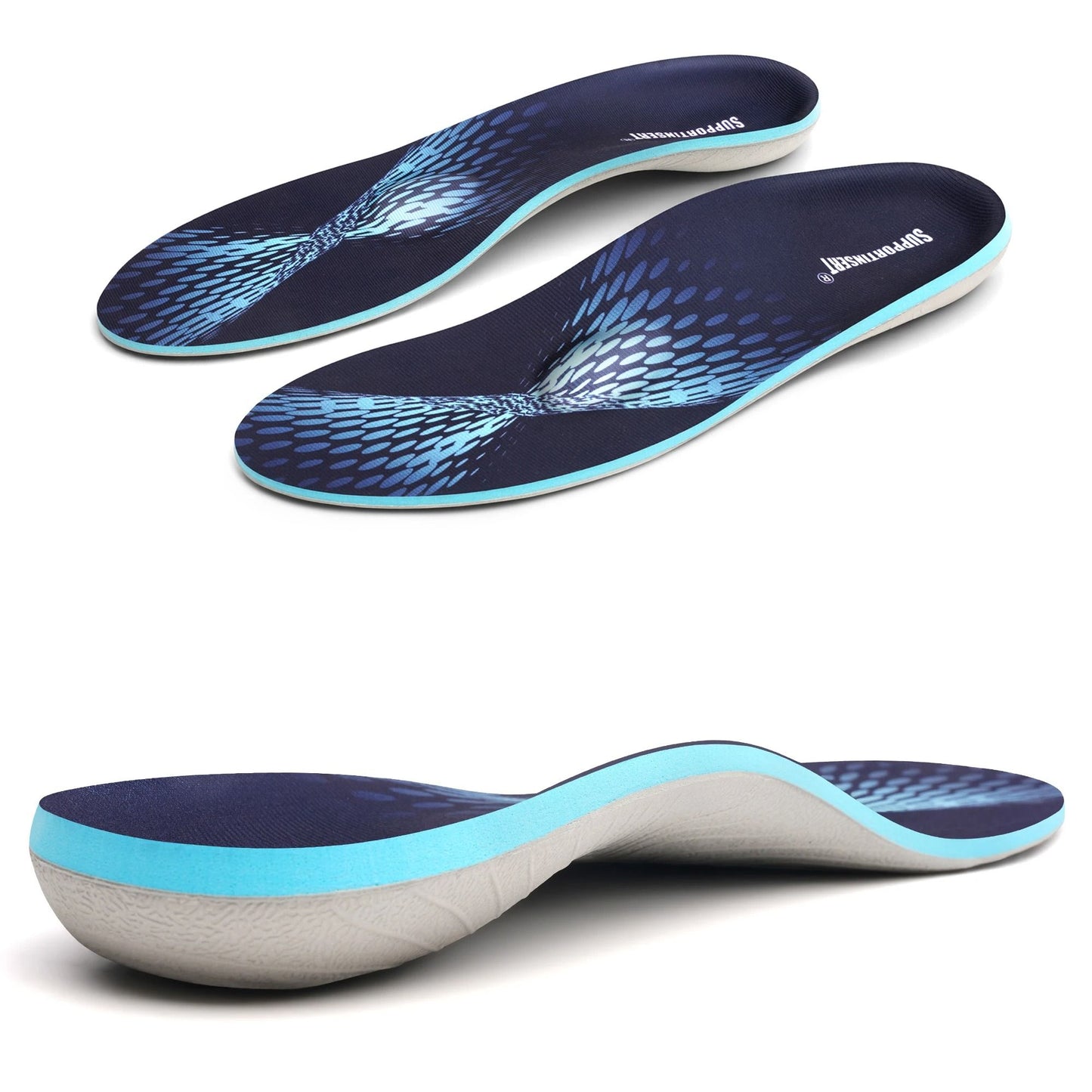 Orthopedic Sport Insoles for Plantar Fasciitis and Flat Feet Support