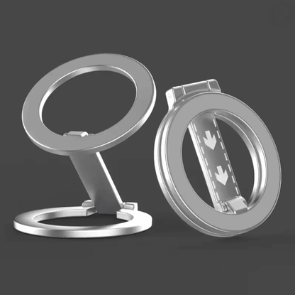 Double Sided Magnetic Phone Ring Holder with MagSafe Kickstand and Grip