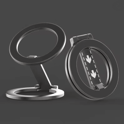 Double Sided Magnetic Phone Ring Holder with MagSafe Kickstand and Grip