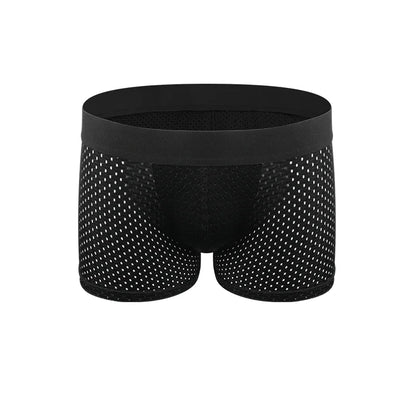 Men's Butt Enhancer Underwear, Sexy Boxer Shorts with Removable Padded Hip Lifter, Soft Shapewear & High Stretch Mesh