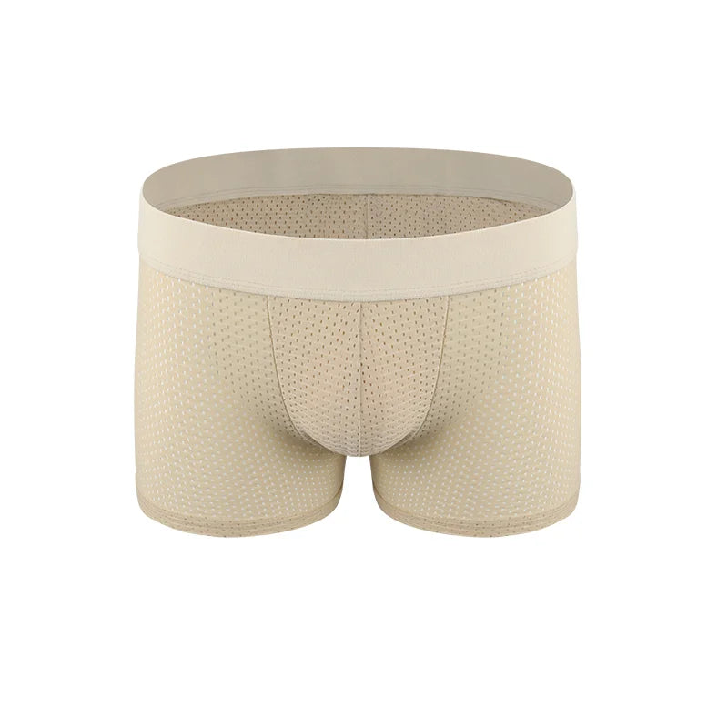 Men's Butt Enhancer Underwear, Sexy Boxer Shorts with Removable Padded Hip Lifter, Soft Shapewear & High Stretch Mesh