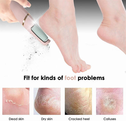 Professional Electric Pedicure Tool Film Foot Dead Skin Callus Remover Feet Exfoliator Pumice Stone Device for Heels