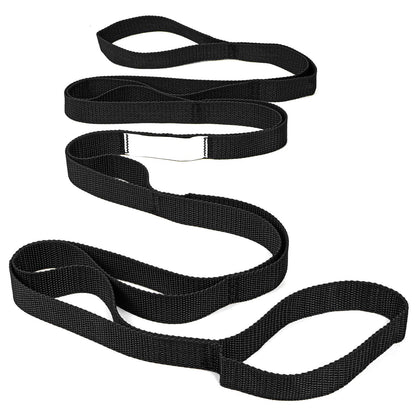 Yoga Stretching Strap USA Made Top Choice, Stretch Out Strap with Exercise Book, Physical Therapy Stretch Straps
