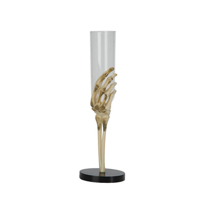 Halloween Eerie Tableware Skeleton Hand Arm Design Plastic Champagne Flutes Mixed Color Halloween Party Decor Haunted House