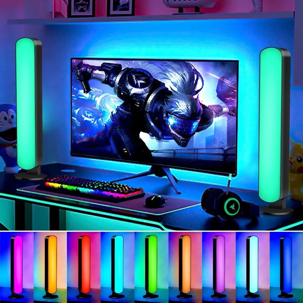 Smart LED Symphony Sound Control Pickup Light RGB Music Rhythm Ambient Lamp with App Control