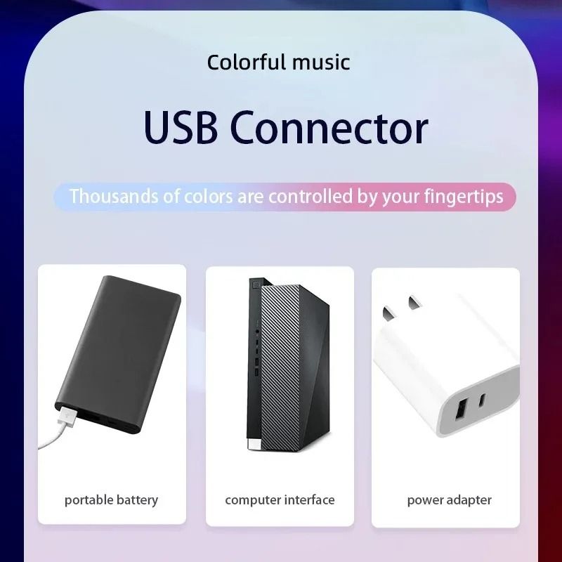 Smart LED Symphony Sound Control Pickup Light RGB Music Rhythm Ambient Lamp with App Control