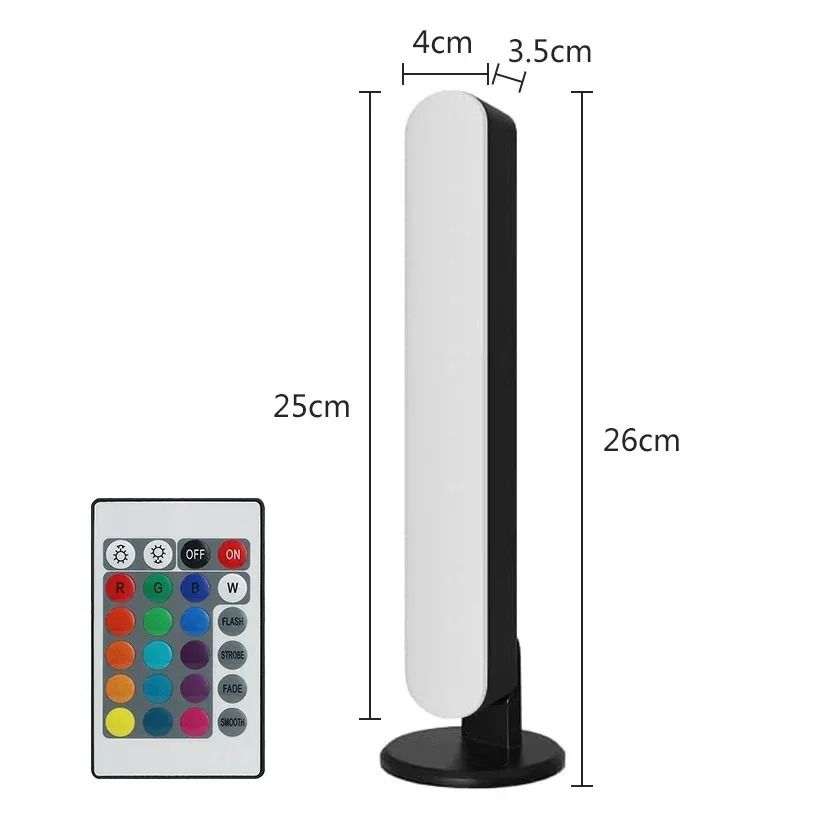 Smart LED Symphony Sound Control Pickup Light RGB Music Rhythm Ambient Lamp with App Control