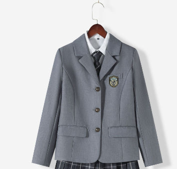 Anime Cosplay Costume, School Uniform Sets for Women, Winter Blazer, Pleated Skirt and Sailor Tie, Girl Autumn Fashion
