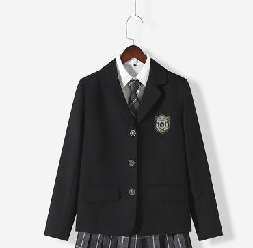 Anime Cosplay Costume, School Uniform Sets for Women, Winter Blazer, Pleated Skirt and Sailor Tie, Girl Autumn Fashion