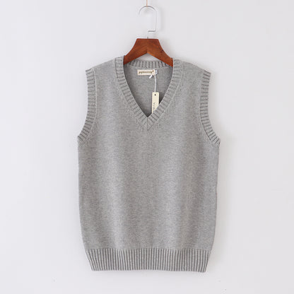 Anime Cosplay Vest, JK School Uniform Sweater, Cute Knit Coat for Girls, Halloween Winter Costume