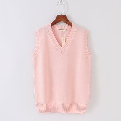 Anime Cosplay Vest, JK School Uniform Sweater, Cute Knit Coat for Girls, Halloween Winter Costume