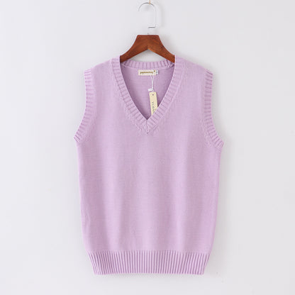 Anime Cosplay Vest, JK School Uniform Sweater, Cute Knit Coat for Girls, Halloween Winter Costume