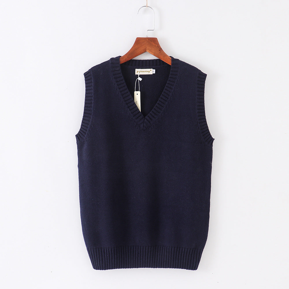 Anime Cosplay Vest, JK School Uniform Sweater, Cute Knit Coat for Girls, Halloween Winter Costume