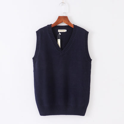 Anime Cosplay Vest, JK School Uniform Sweater, Cute Knit Coat for Girls, Halloween Winter Costume
