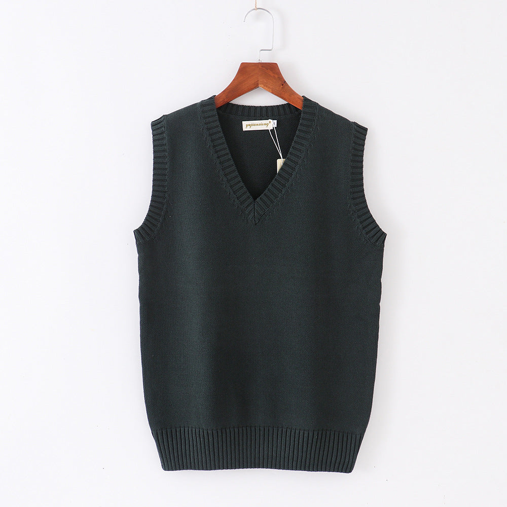 Anime Cosplay Vest, JK School Uniform Sweater, Cute Knit Coat for Girls, Halloween Winter Costume