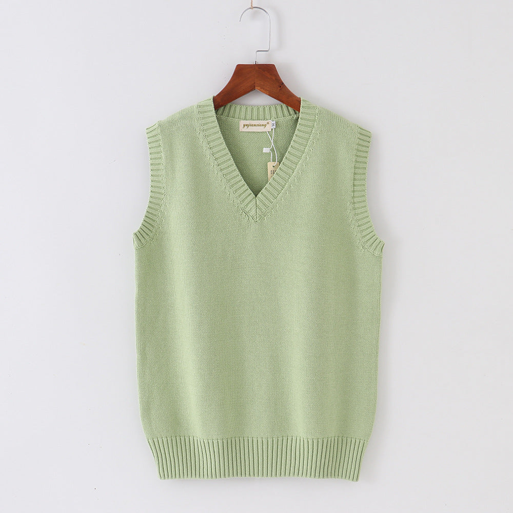 Anime Cosplay Vest, JK School Uniform Sweater, Cute Knit Coat for Girls, Halloween Winter Costume