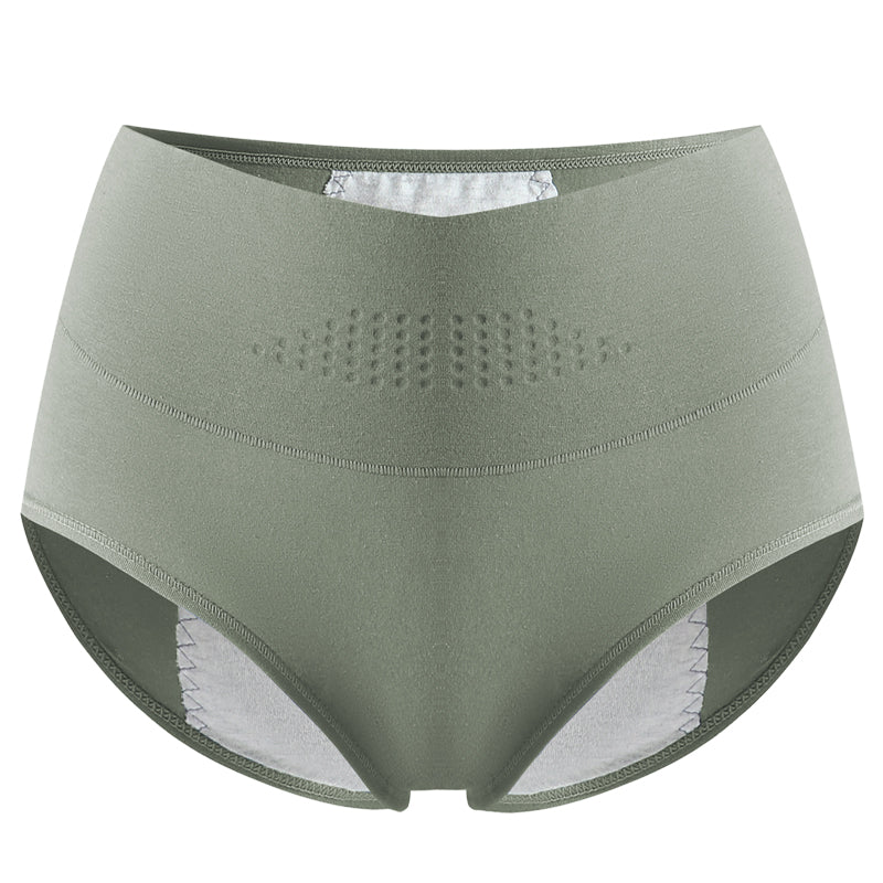 High Waist Leak Proof Menstrual Womens Panties, Widen Period Cotton Underwear Physiological Female Briefs