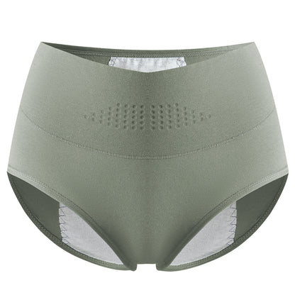 High Waist Leak Proof Menstrual Womens Panties, Widen Period Cotton Underwear Physiological Female Briefs