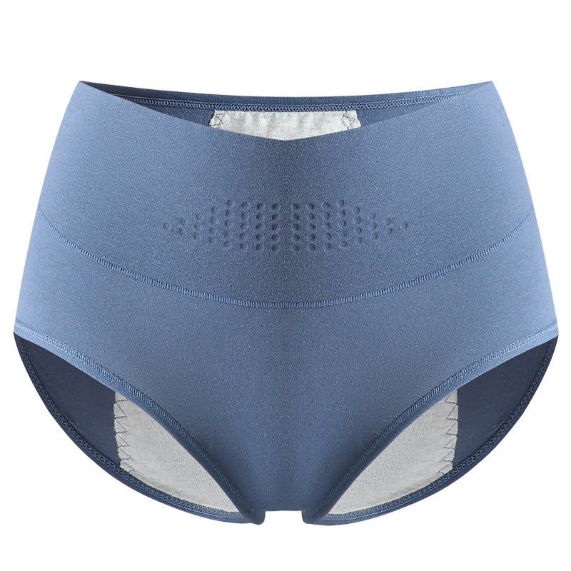 High Waist Leak Proof Menstrual Womens Panties, Widen Period Cotton Underwear Physiological Female Briefs