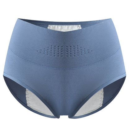 High Waist Leak Proof Menstrual Womens Panties, Widen Period Cotton Underwear Physiological Female Briefs