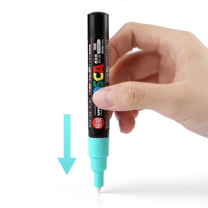 Professional 12 Color Multi Surface Paint Markers Extra Fine Art Markers Set