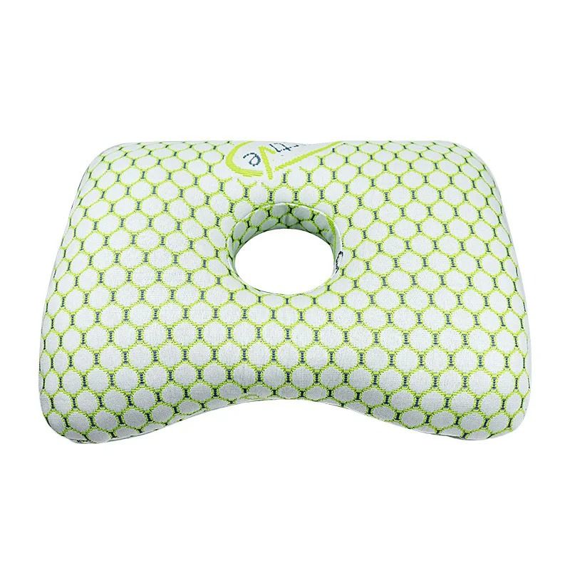 Bamboo Fiber Single Hole Ear Pillow for Side Sleepers