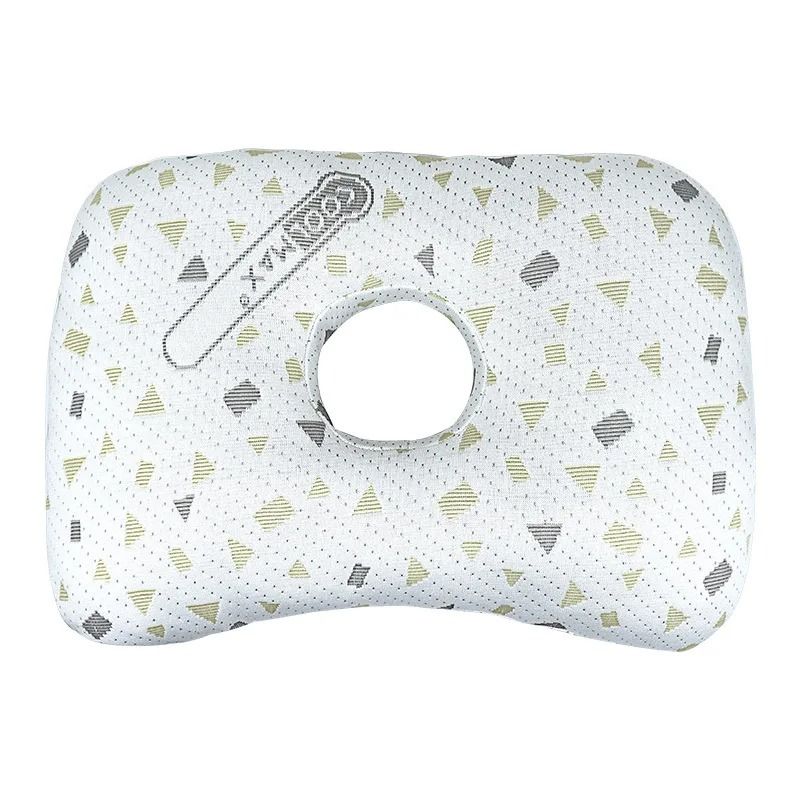 Bamboo Fiber Single Hole Ear Pillow for Side Sleepers