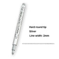 1pcs hard nib silver