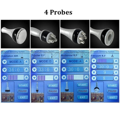 40K Cavitation Machine 4 1 Ultrasonic RF Body Shaping Device