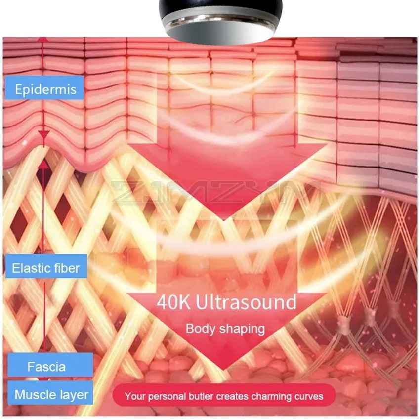 40K Cavitation Machine 4 1 Ultrasonic RF Body Shaping Device