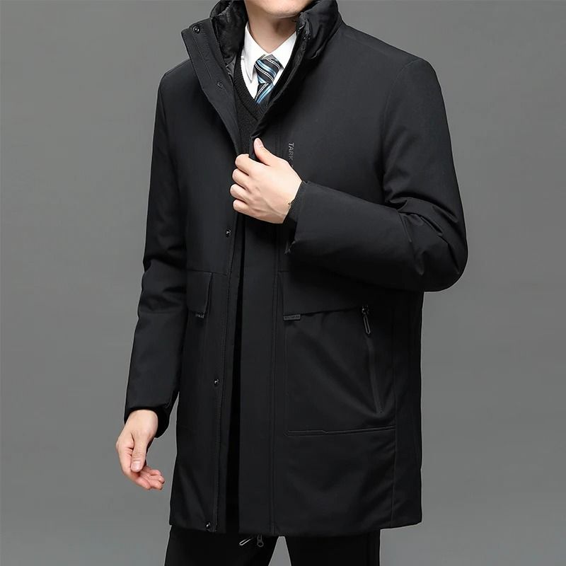 Men Winter Parka Thick Warm Duck Down Jacket Waterproof Windproof