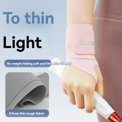 Adjustable Wrist Support Brace Ultra Thin Soft Wraps, for Men Women, for Basketball Tennis Badminton