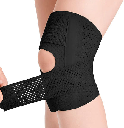 Breathable Knee Support, Side Stabilizers Brace, Meniscal Tear Relief, Arthritis Joint Pain Sleeve