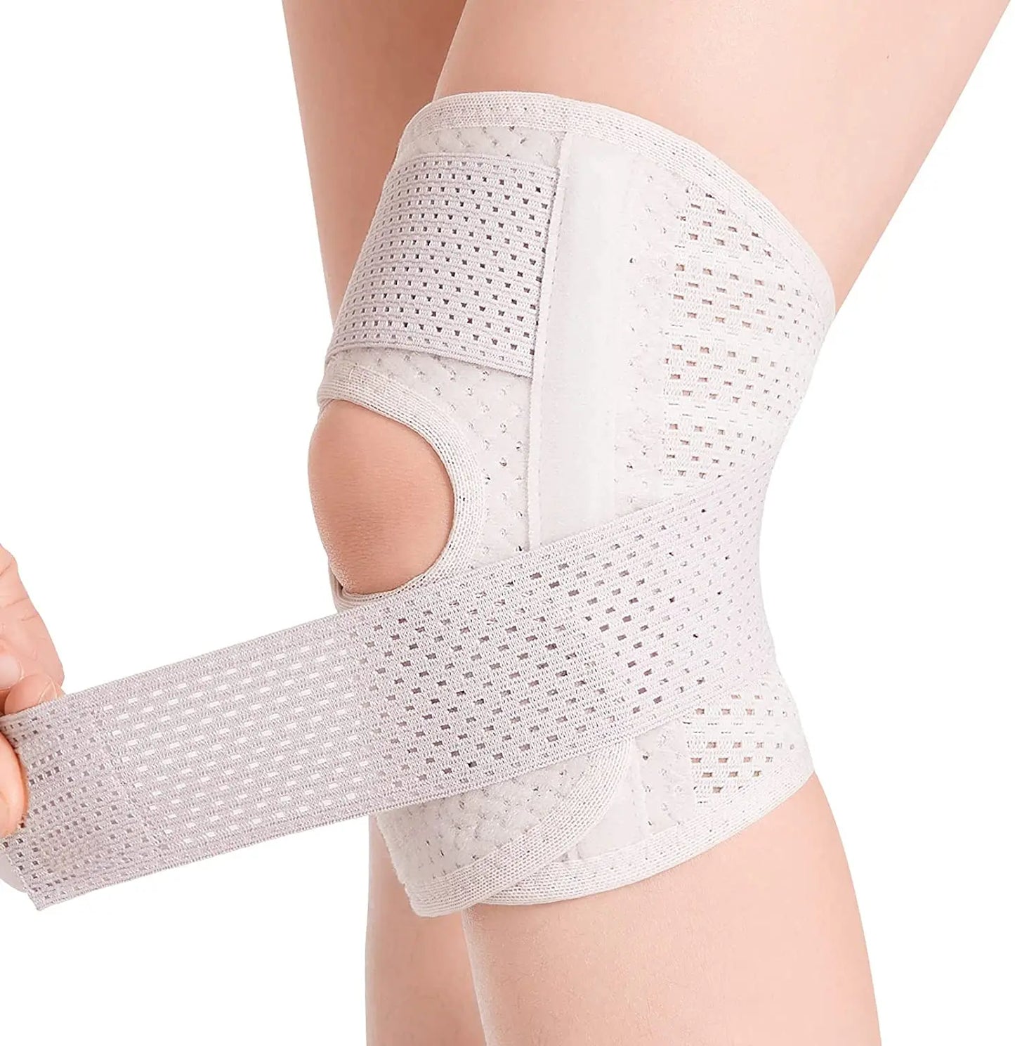 Breathable Knee Support, Side Stabilizers Brace, Meniscal Tear Relief, Arthritis Joint Pain Sleeve