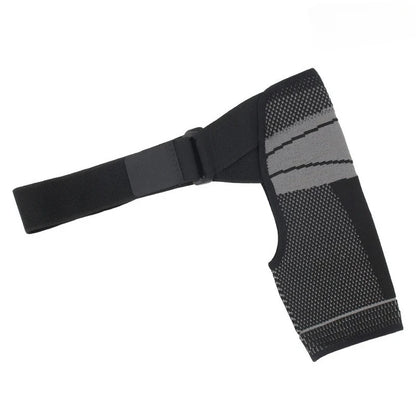 Adjustable Shoulder Support Pad Strap Band, Torn Rotator Cuff Support Brace, Wrap Compression Back Guard