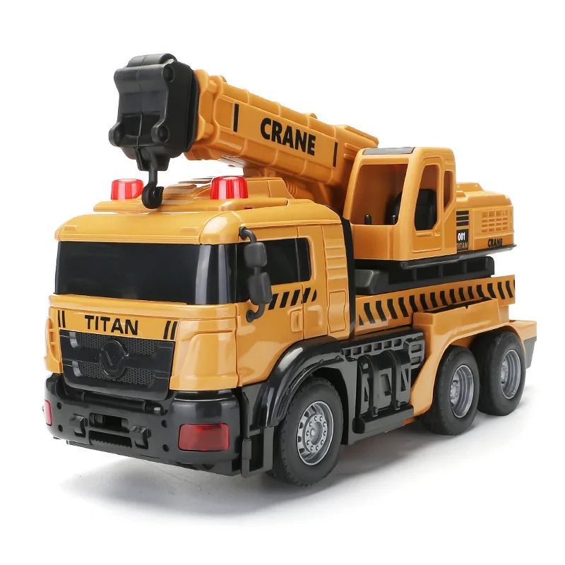 Transforming RC Engine Truck Robot Toy with Lights for Kids