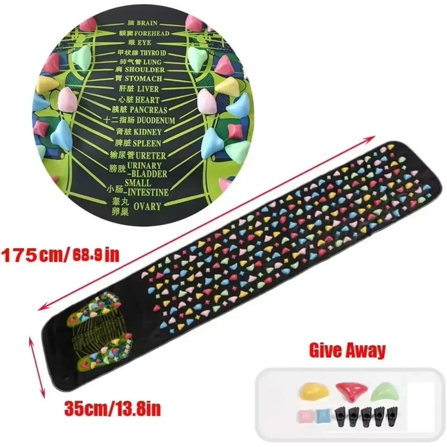 Acupressure Foot Massage Pad for Reflexology Relief