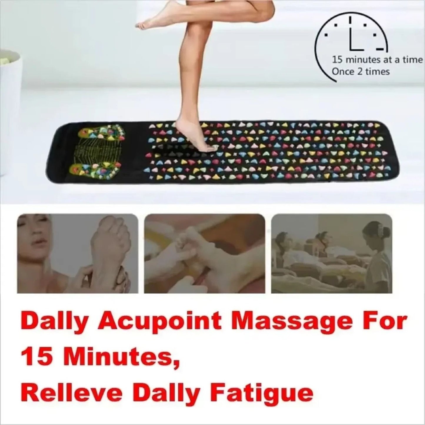 Acupressure Foot Massage Pad for Reflexology Relief
