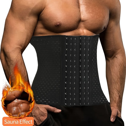 Waist Trainer Trimmer Belt Corset, Men Compression Shapewear, Abdomen Belly Shapers, Fitness Slimming, Tummy Control