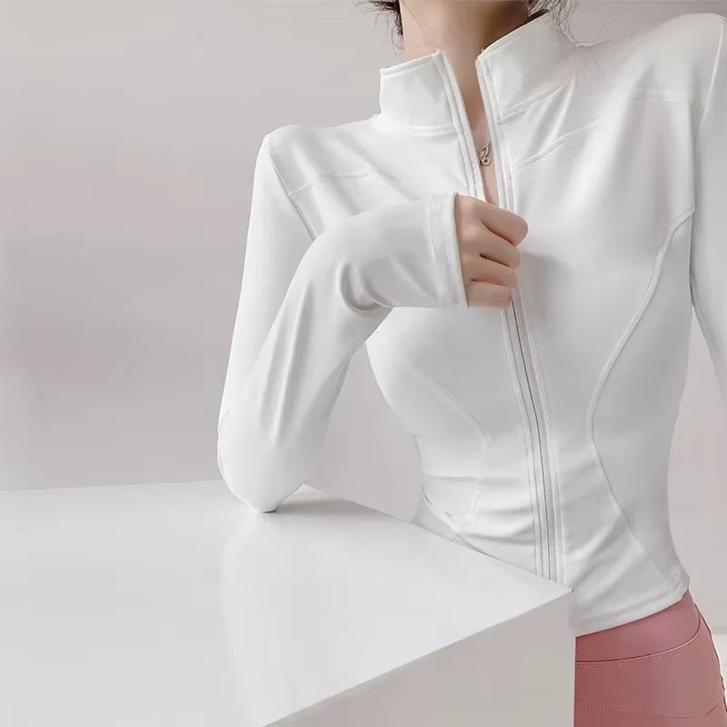 Women's Quick-Dry Yoga Jacket – Lightweight Zipper Sports Coat for Running, Training & Everyday Fitness (S–3XL)