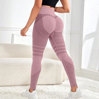 High Waist Compression Slimming Leggings for Women Seamless Push Up Yoga and Fitness Pants