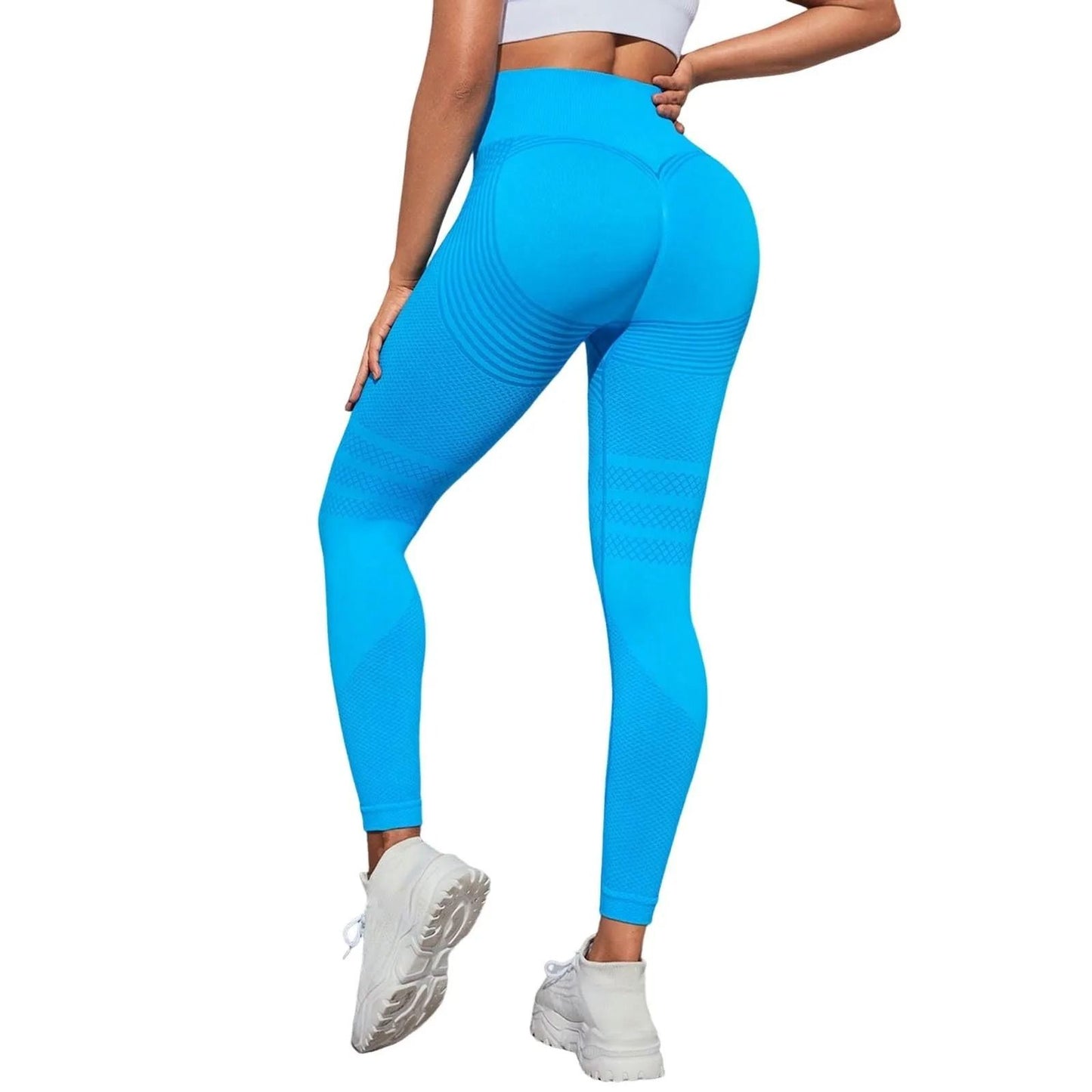 High Waist Compression Slimming Leggings for Women Seamless Push Up Yoga and Fitness Pants