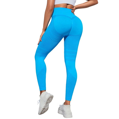 High Waist Compression Slimming Leggings for Women Seamless Push Up Yoga and Fitness Pants