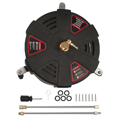 Patio Pressure Washer Surface Cleaner with Quick Connector