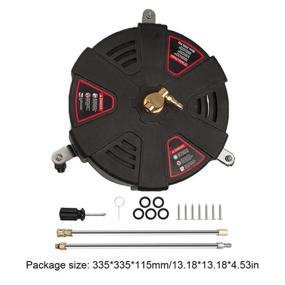 Patio Pressure Washer Surface Cleaner with Quick Connector