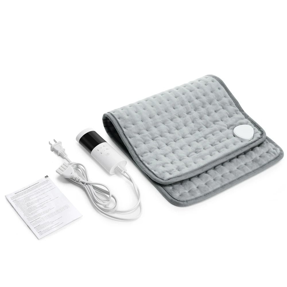 Electric Heating Pad Blanket with 9 Heat Levels and 4 Timer Modes
