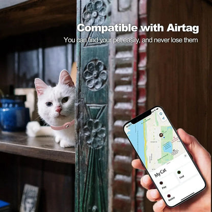 Silicone Anti Lost Pet Collar for Apple AirTag Protective Tracker