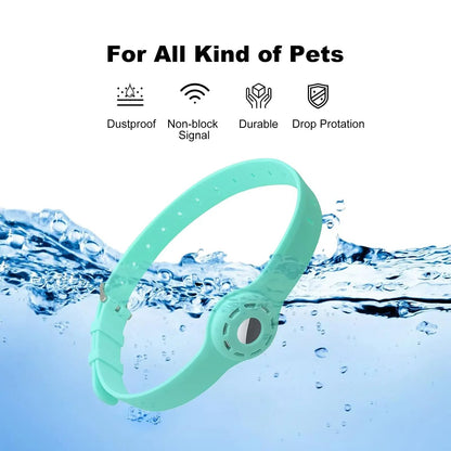 Silicone Anti Lost Pet Collar for Apple AirTag Protective Tracker