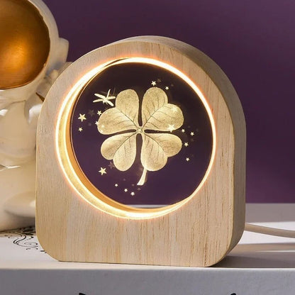 3D Crystal Glass Solar System Laser Engraved Astronomy Decoration Gift